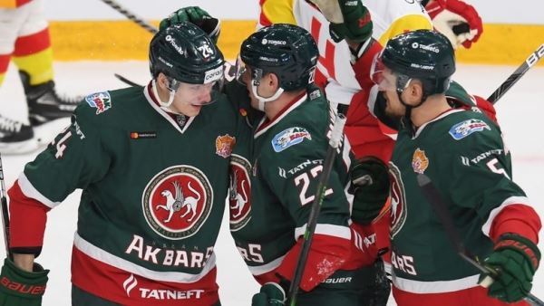 «Ак Барс» победил ЦСКА в матче регулярного чемпионата Континентальной хоккейной лиги